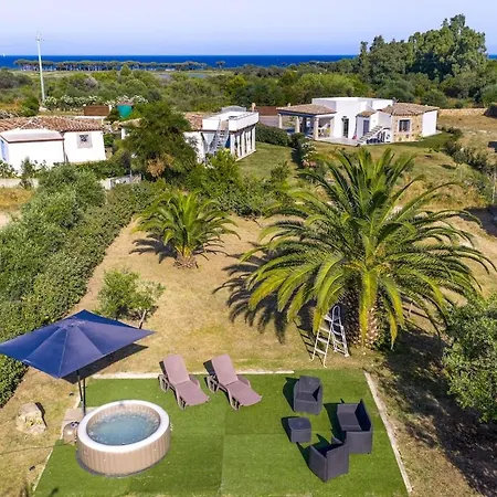 Beach Villa 300Mt From The Sea Ac Bbq Jacuzzi Agrustos